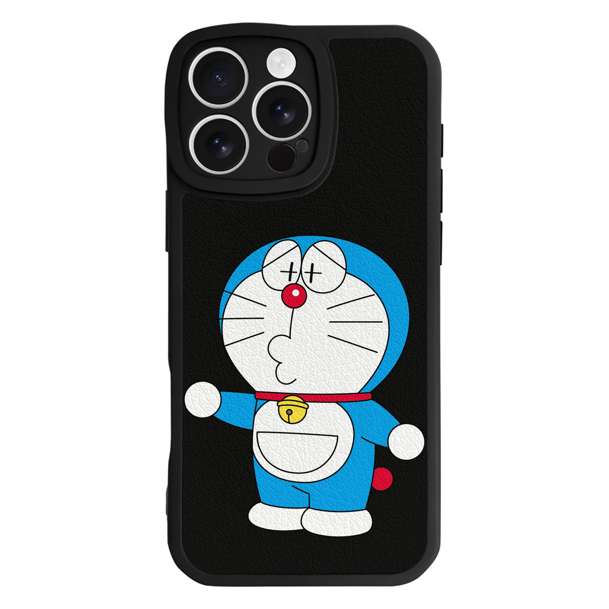 （画像用） ドラえもん Doraemon 【iPhone 16シリーズ対応】シリコンスマホケース（レザー調） 材質：シリコン